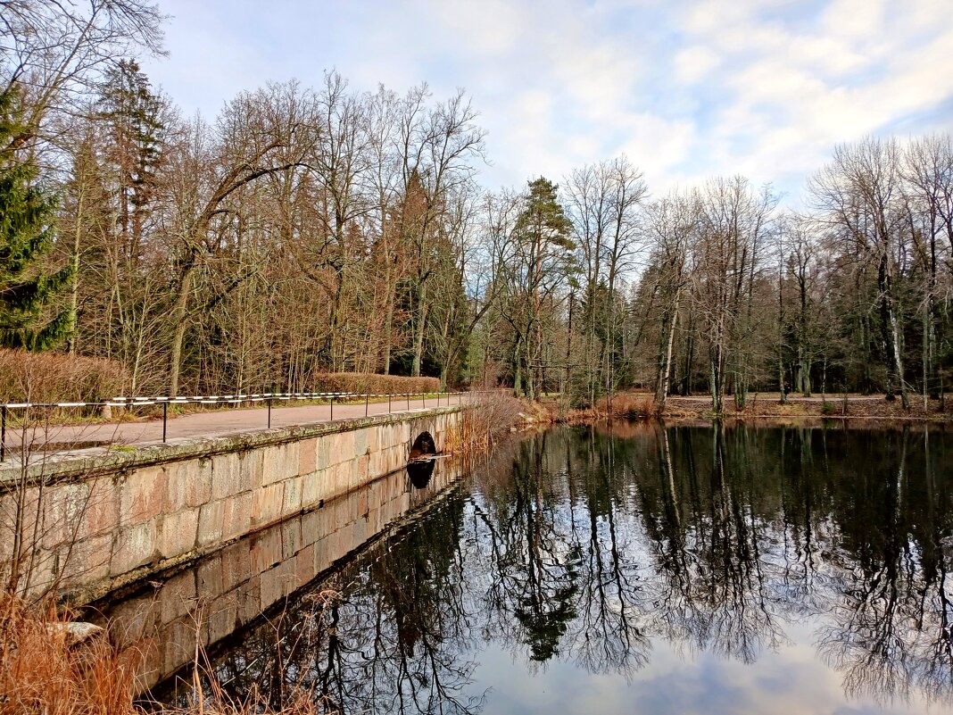Мост через озеро и овраг. - Лия ☼