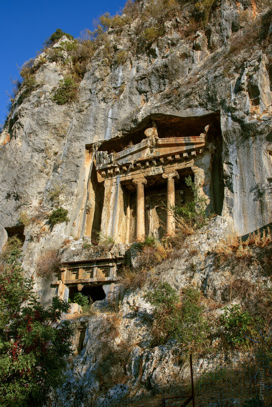 Гробница Аминтаса, также известная как гробница Фетхие. Фетхие. Турция - Павел Сытилин