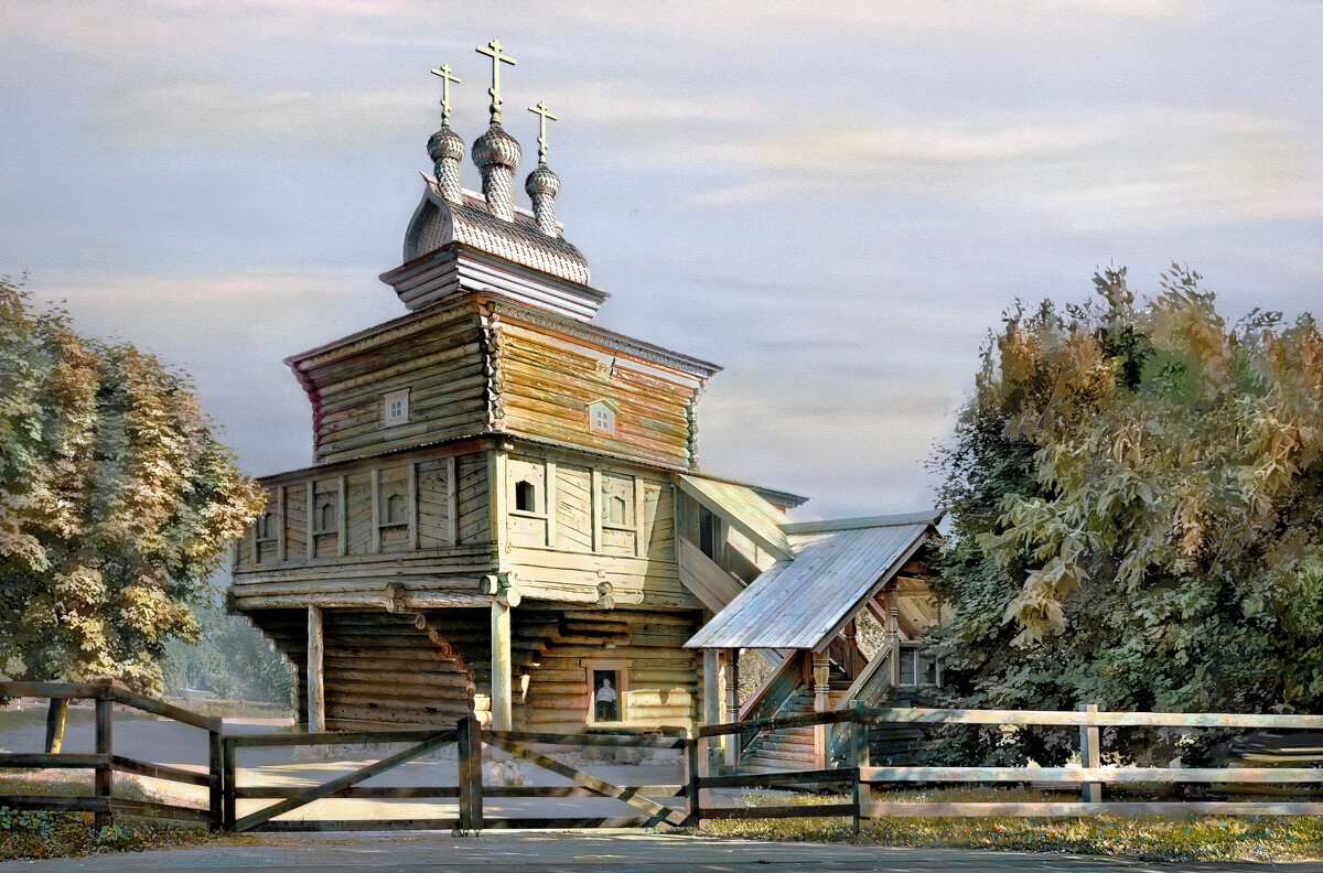 Москва. Церковь Георгия Победоносца в Коломенском. - В и т а л и й .... Л а б з о'в