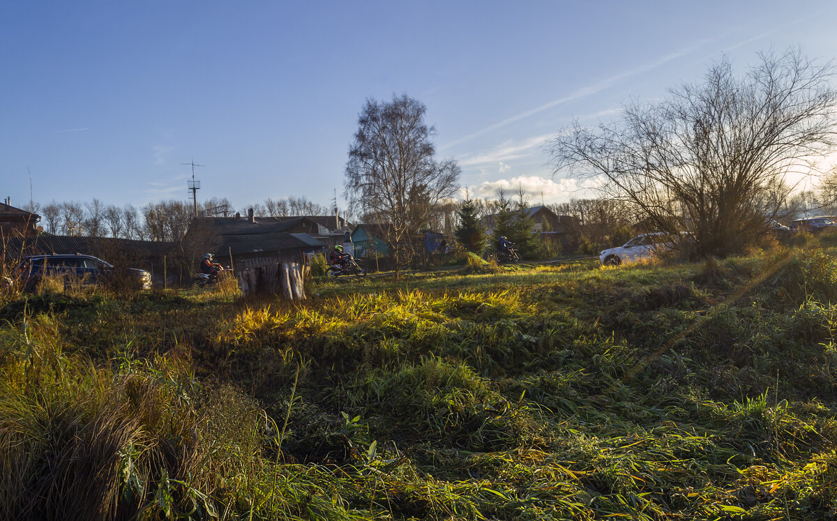 По селу на мотоциклах - Сергей Цветков