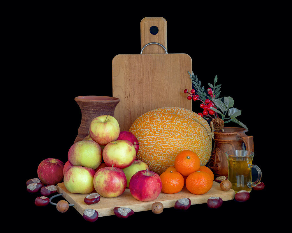 Яблоки и мандарины. - Serj Korinkevich