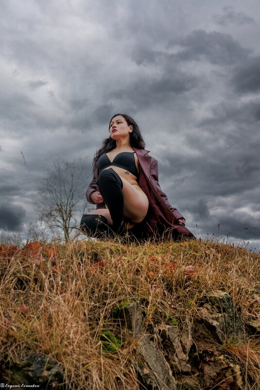 Портрет в осеннюю хмурость. - Евгений Ермаков