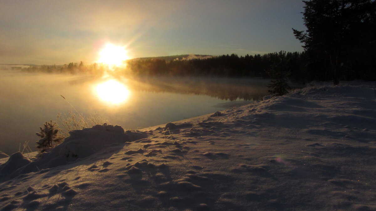 Солнце над озером.. - Галина Полина