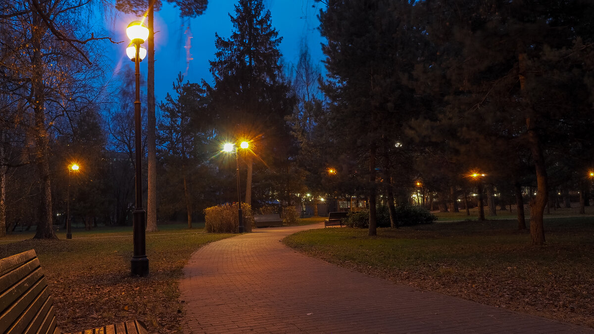 Осенний Вечер в Парке - юрий поляков