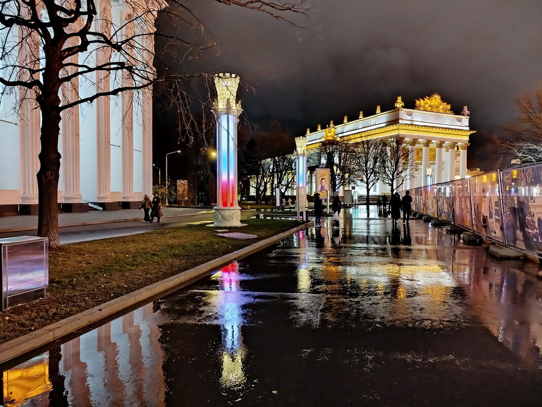 Ночной дождь на ВДНХ - Александр Чеботарь
