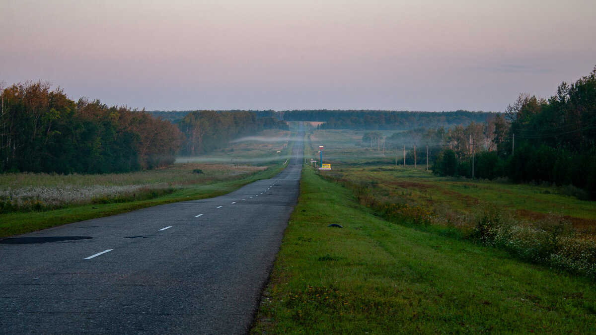 Дорога, туман - Владимир Иванович Дорога, туман - Владимир Иванович