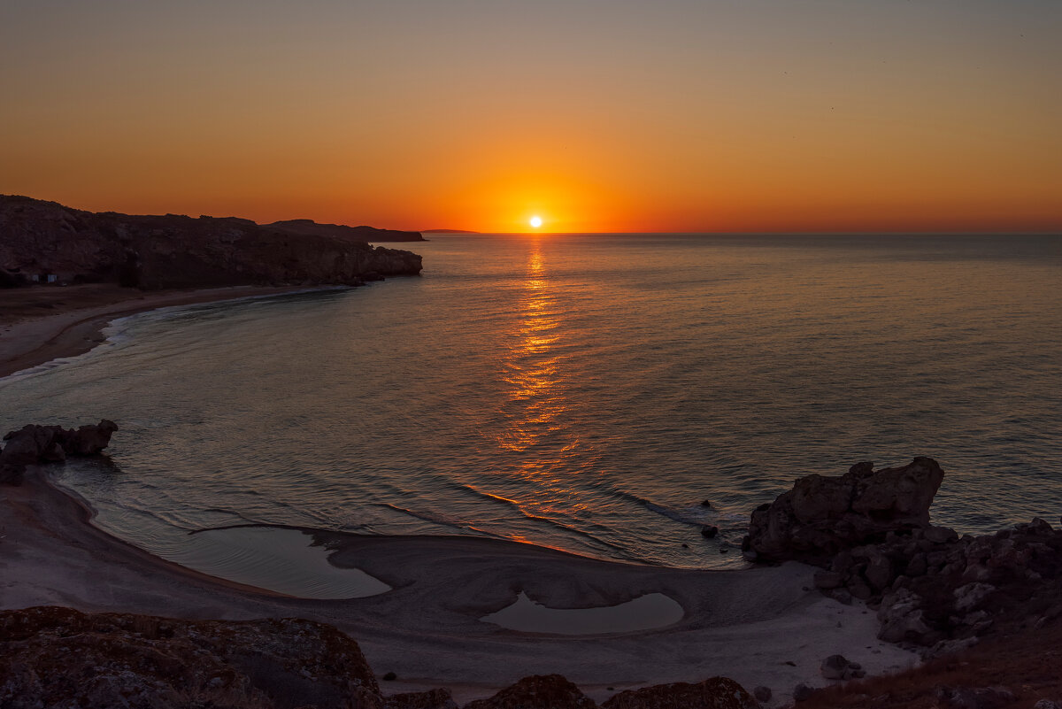 закат в бухте Шелковица - Виталий Емельянов закат в бухте Шелковица - Виталий Емельянов