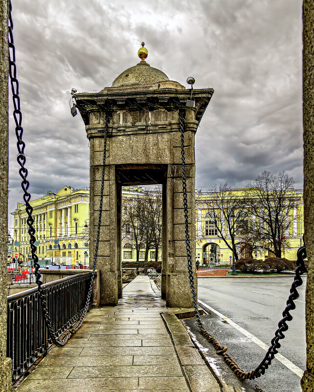 Башня моста Ломоносова - Виктор Орехов Башня моста Ломоносова - Виктор Орехов