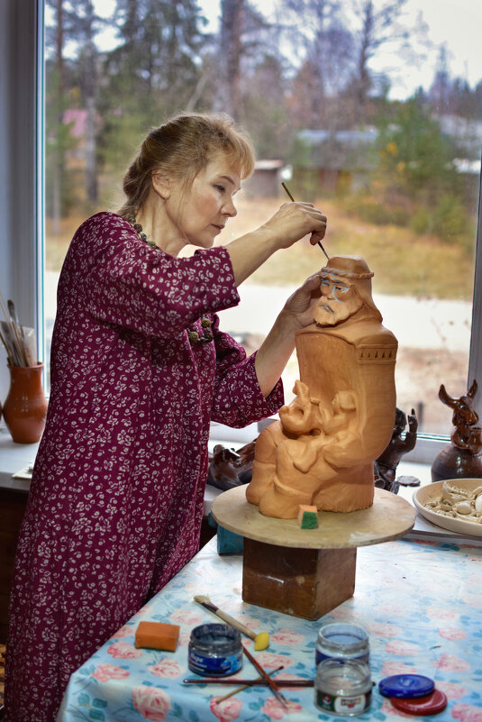 В мастерской художника - Оксана Льдинина 