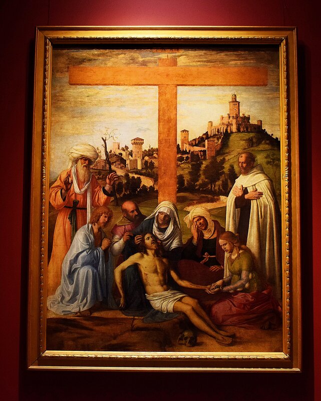 «Оплакивание Христа с монахом-кармелитом» - Татьяна Помогалова