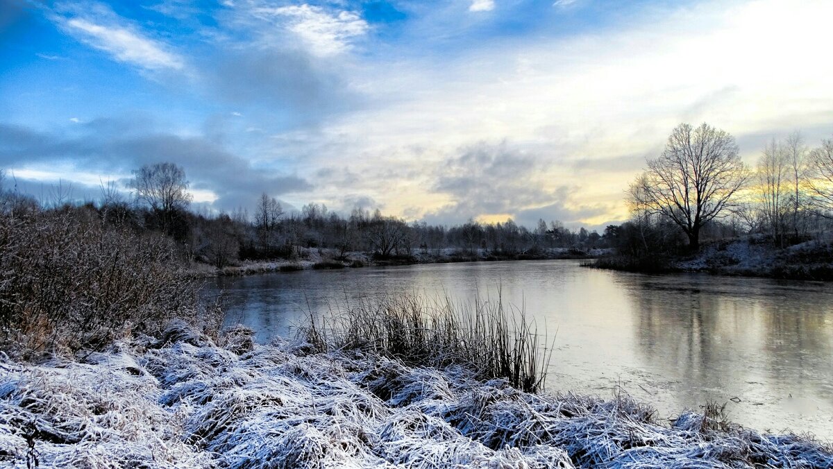 Утро ноября. - Милешкин Владимир Алексеевич 