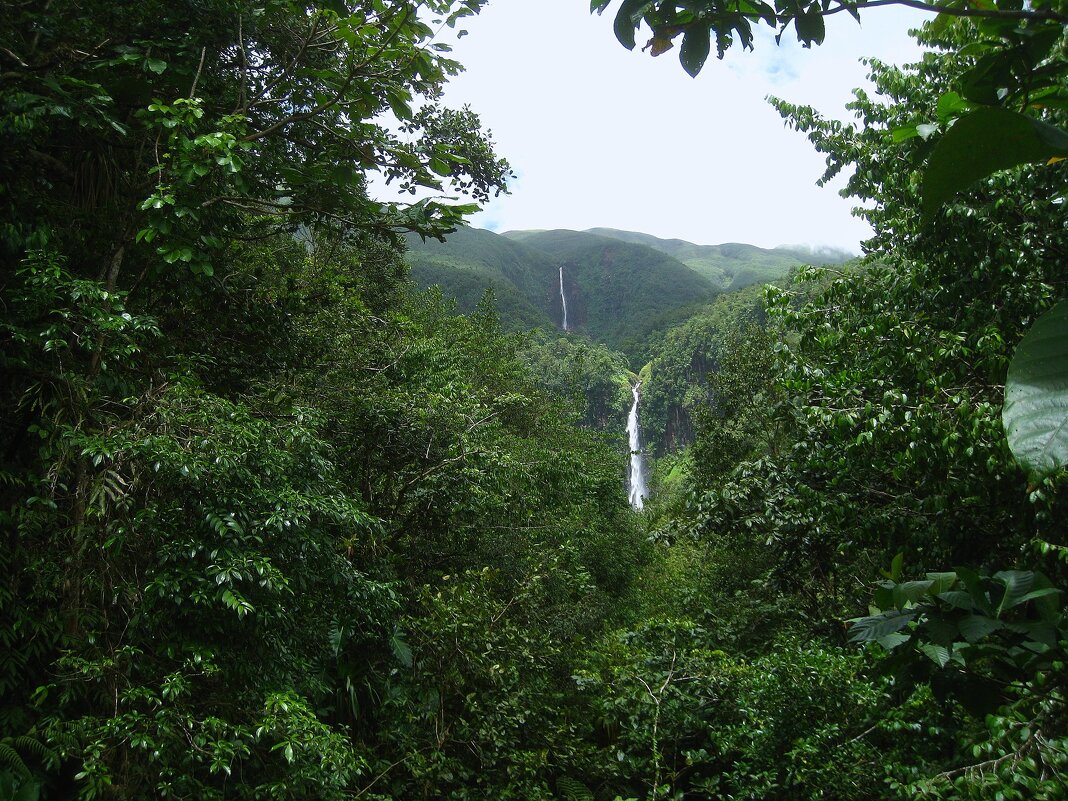 Водопады Карбет на карибском острове Гваделупа. - unix (Илья Утропов)