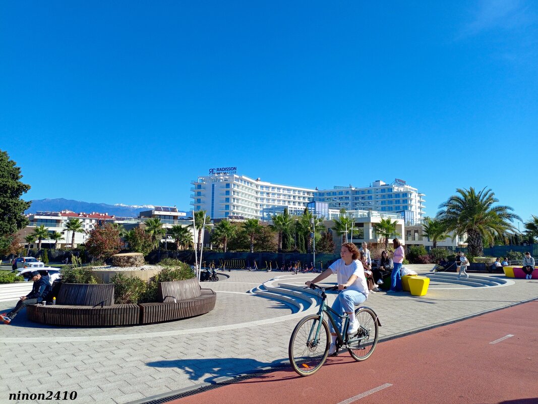 Адлер. Имеретинская (Олимпийская) набережная - Нина Бутко