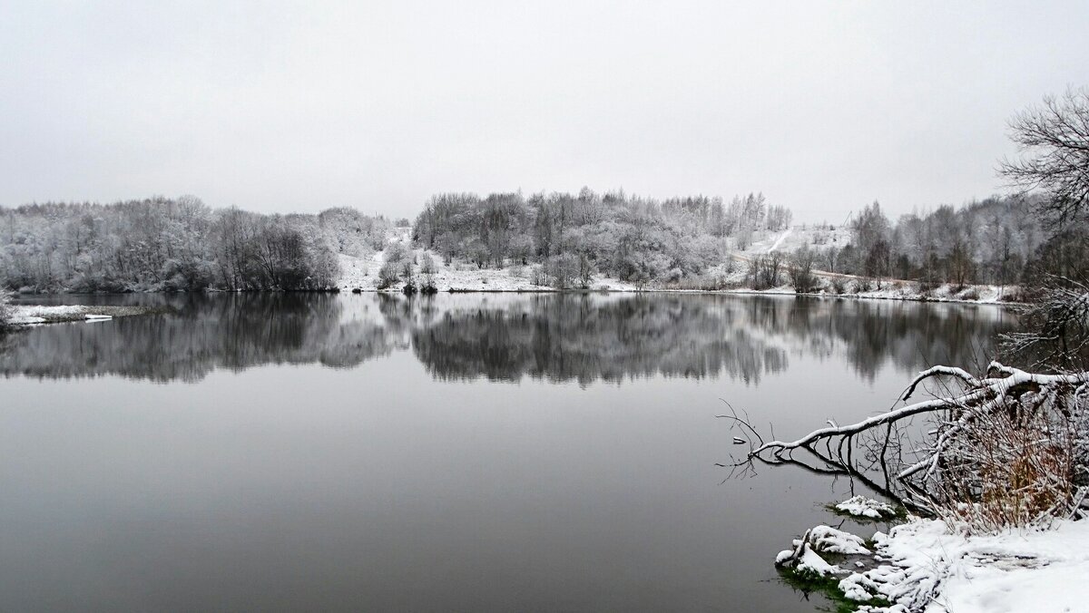 Пасмурный ноябрьский день (репортаж из поездок по области). - Милешкин Владимир Алексеевич 