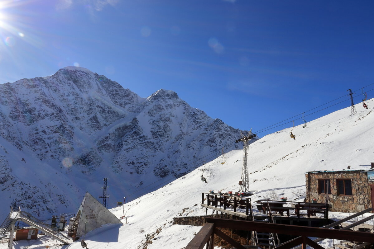 Горнолыжный курорт Чегет. - Александр Николаев