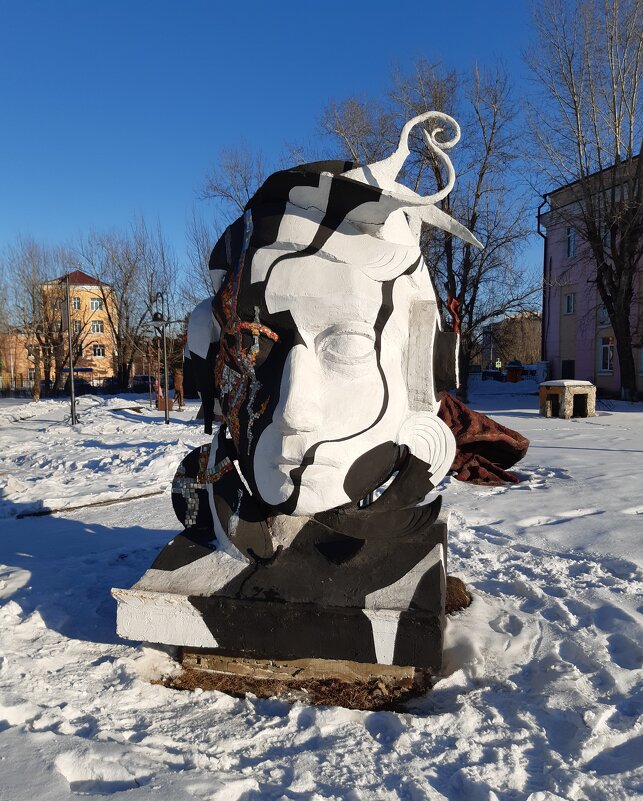 Парк бетонных скульптур в городе Свирске Иркутской области - Галина Минчук