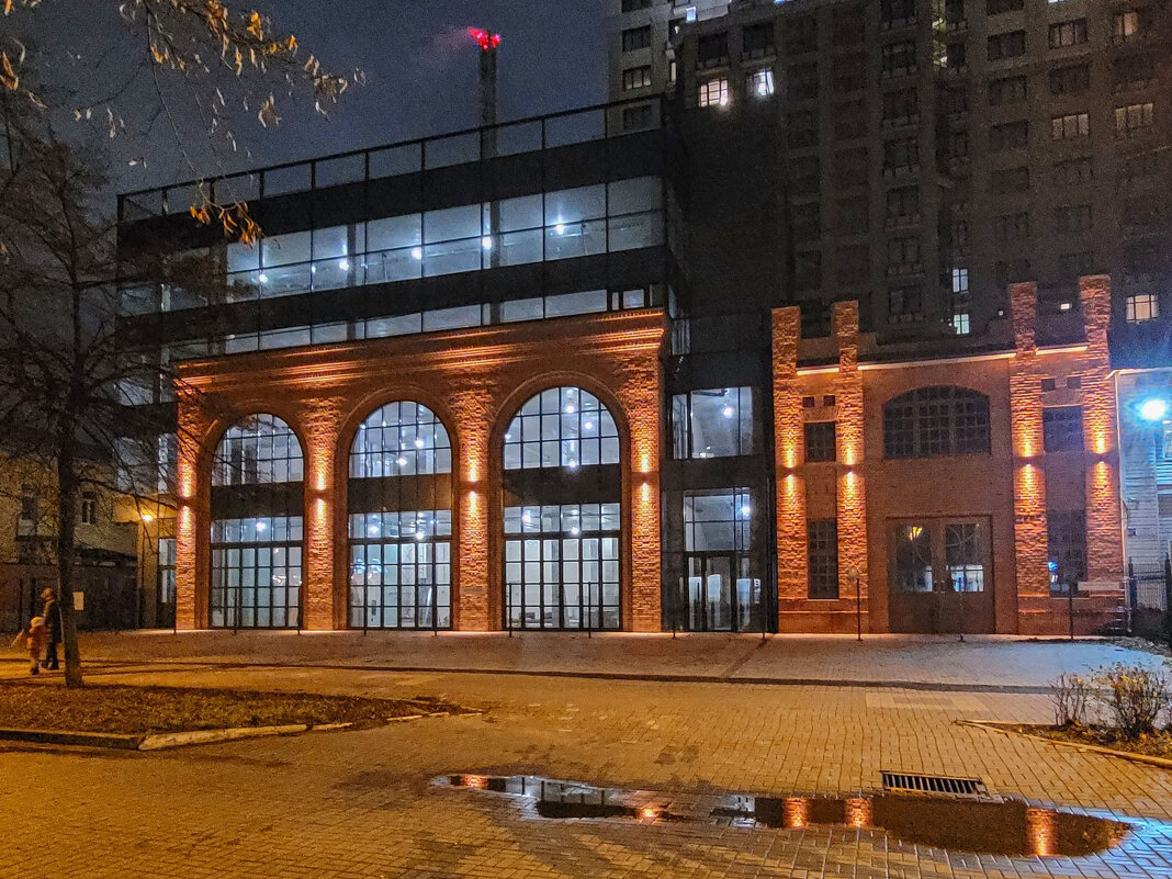 Город вечером, ул. К. Марксе - Татьяна Машошина