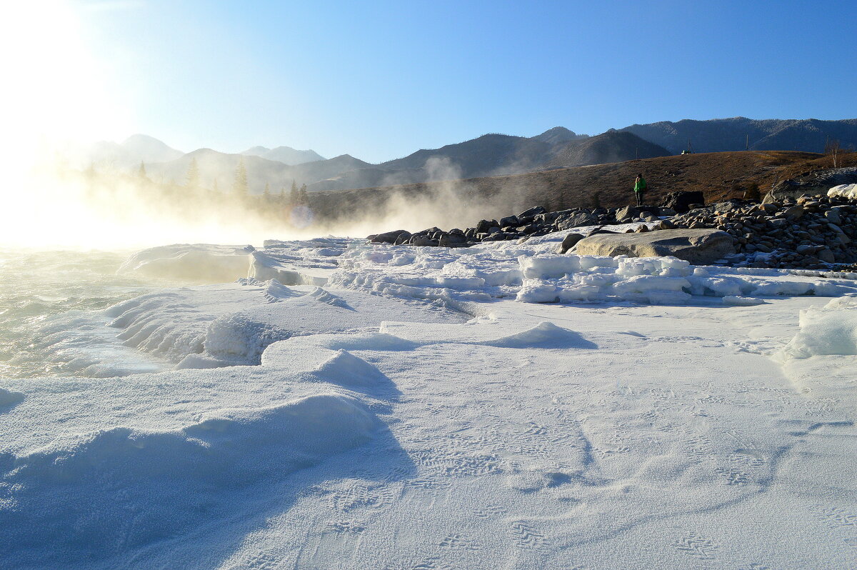 Ледяной берег Катуни - Татьяна Лютаева
