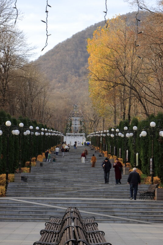 Железноводск. Каскадная лестница. - Александр Николаев