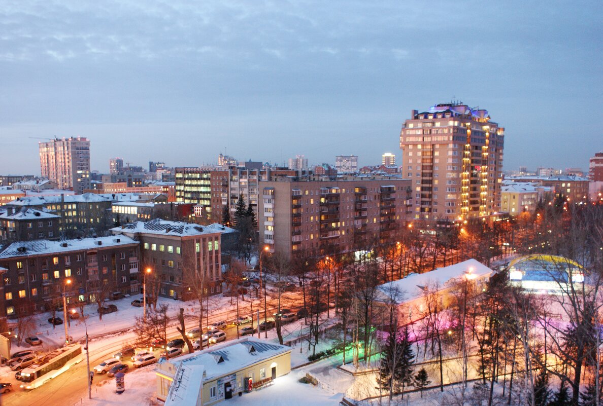 Новосибирск вечерний - Галина Нестратова Новосибирск вечерний - Галина Нестратова