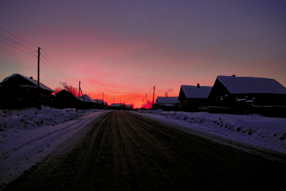 ЗИМА, Декабрь - мая деревня БАНИ - Владимир Максимов