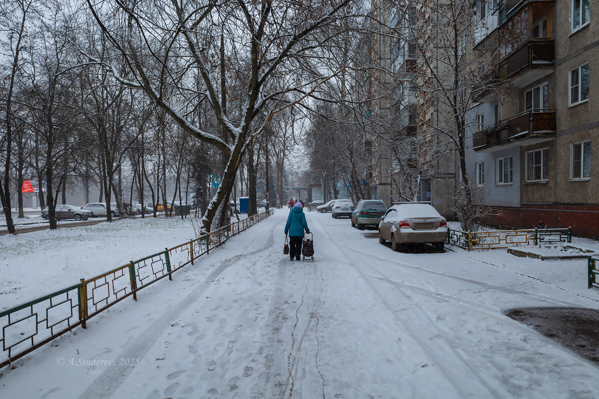 Первый снег декабря на улицах - Александр Синдерёв