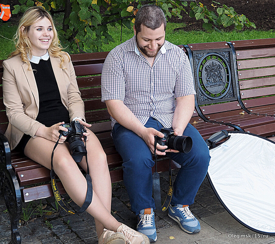 на скамеечке - Олег Лукьянов на скамеечке - Олег Лукьянов