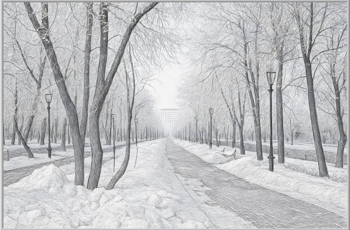 Чонгарский бульвар в Москве. - Aleksey Afonin