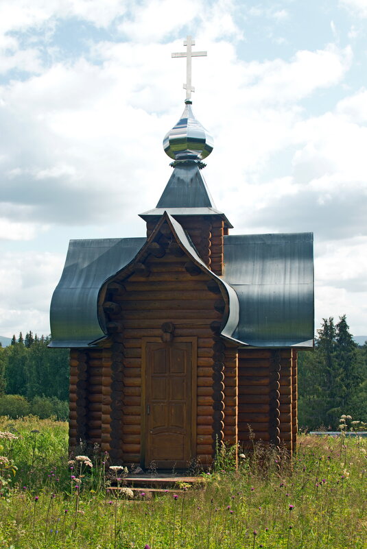 Часовня на стоянке. - ВикТор Быстров Часовня на стоянке. - ВикТор Быстров