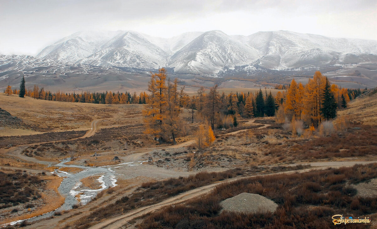 Холодное осеннее утро на Курае - елена беликова