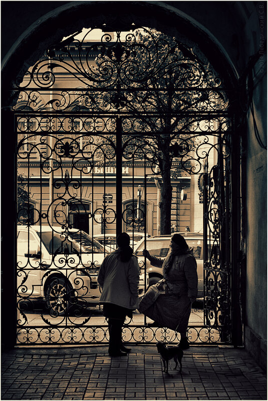 «Дамы с собачкой» на Малой Конюшенной ул. - Станислав Лебединский