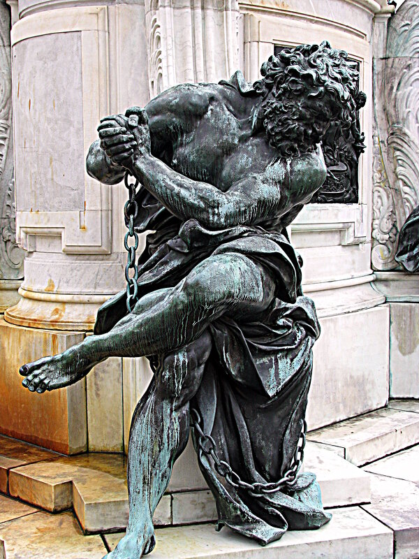 Фрагмент фонтана дворца Шарлоттенбург. - Владимир Драгунский