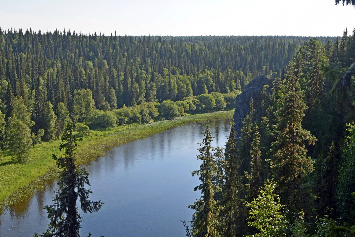 Река под обрывом. - ВикТор Быстров