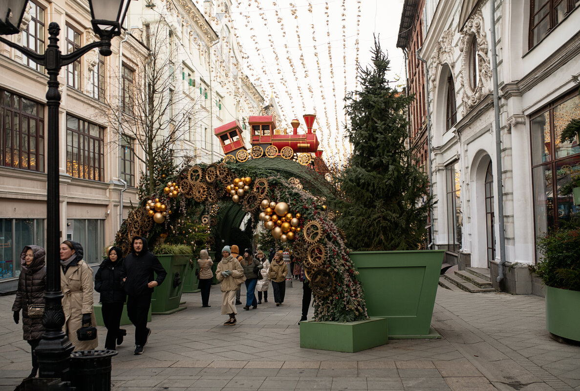 Прогулка по новогодней Москве. - Лилия .