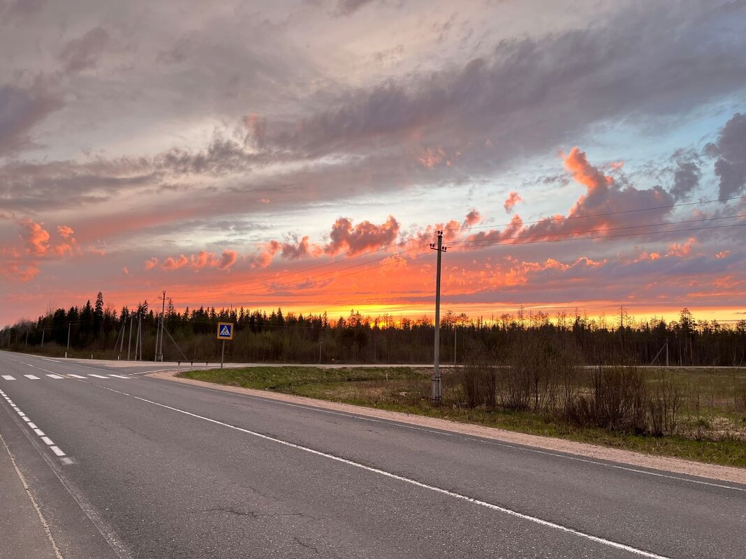 Закат мы встретили в пути... - Olga Oskolkova