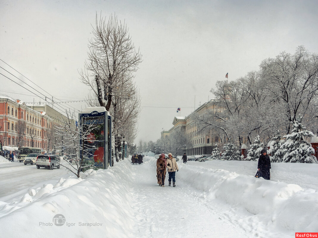 Снегопад в Хабаровске - Игорь Сарапулов