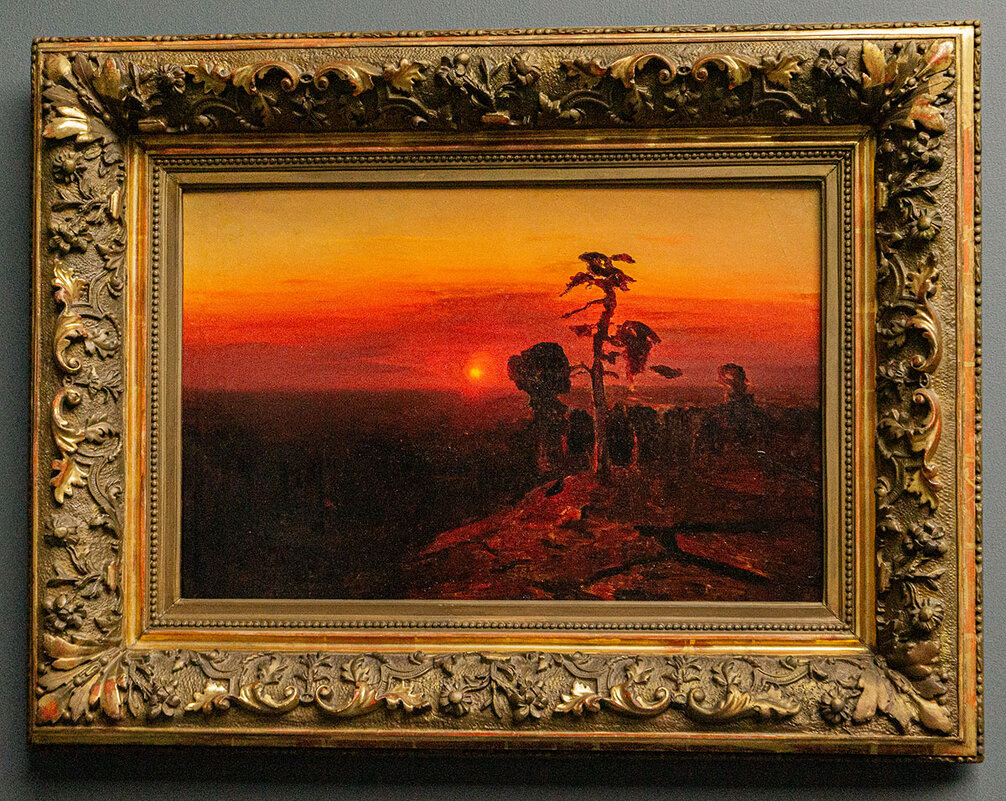 Закат над сосновым лесом - Ирина Соловьёва