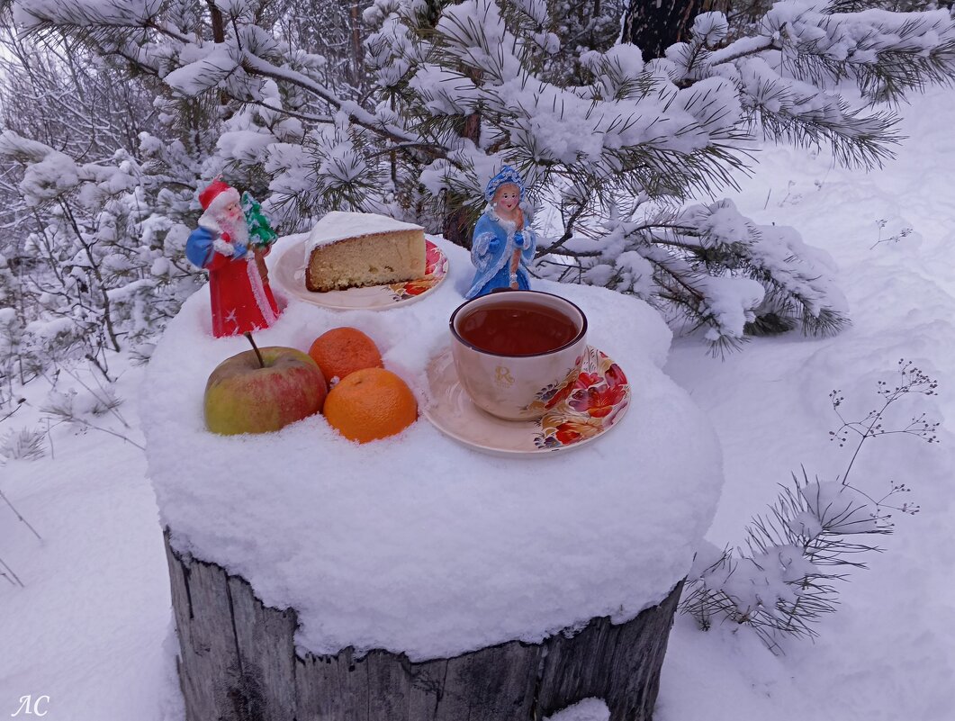 Чаепитие на природе - Любовь Сахарова