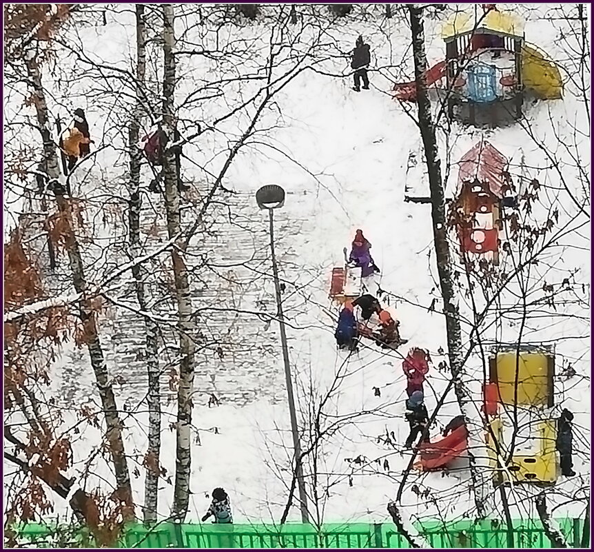 Снег - новогодний подарок декабря. - Ольга Довженко