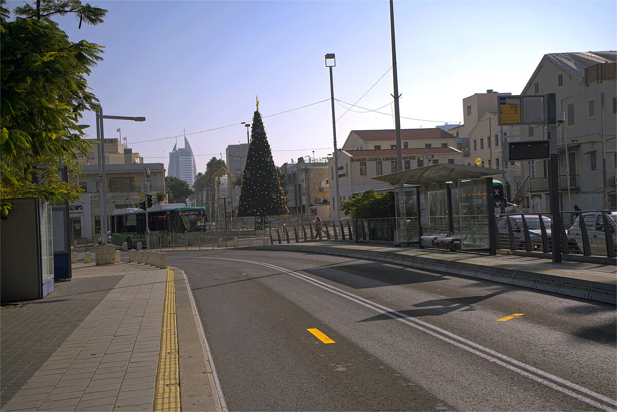 Израиль Хайфа предновогодняя 2025г - ujgcvbif 