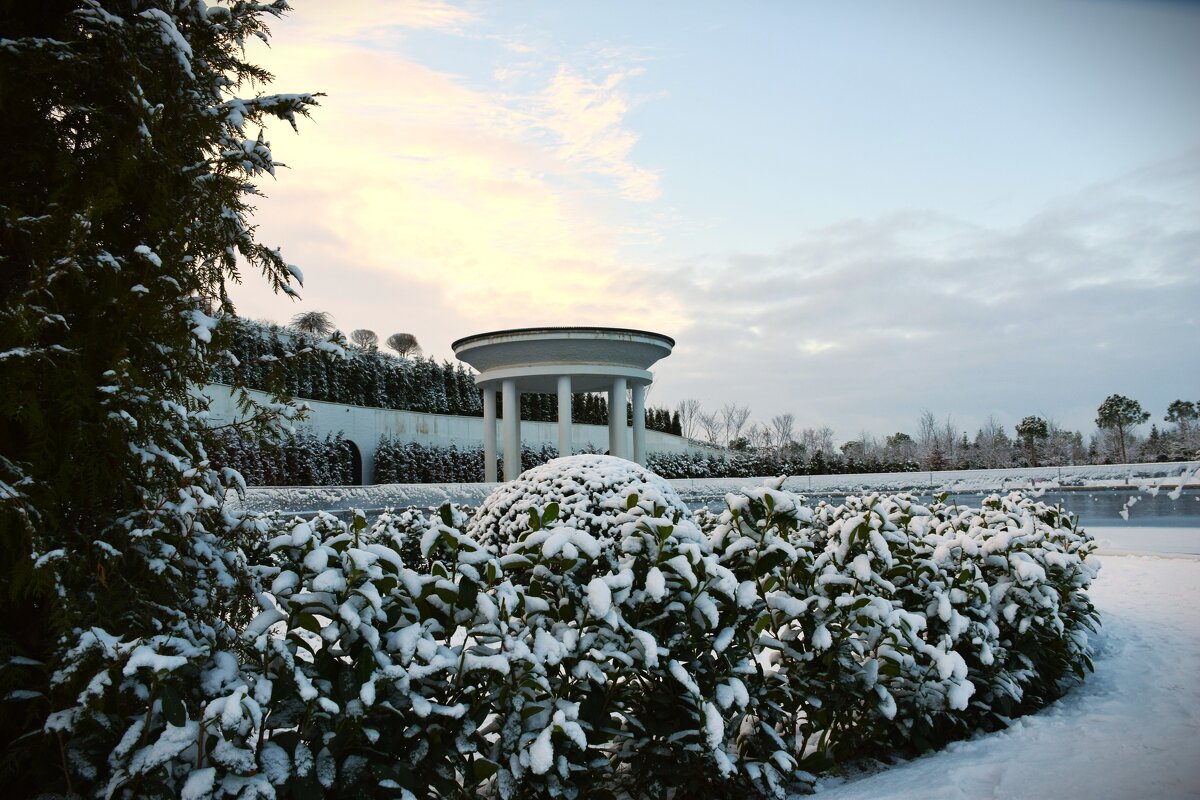 Первый снег и зимняя ротонда! - Юрий Полторыхин.