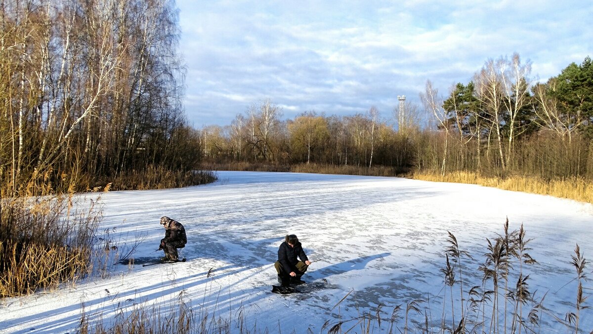 О любителях зимней рыбалки. - Милешкин Владимир Алексеевич 