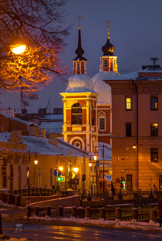 Из серии "Зимние открытки из Санкт-Петербурга" - Фёдор. Лашков