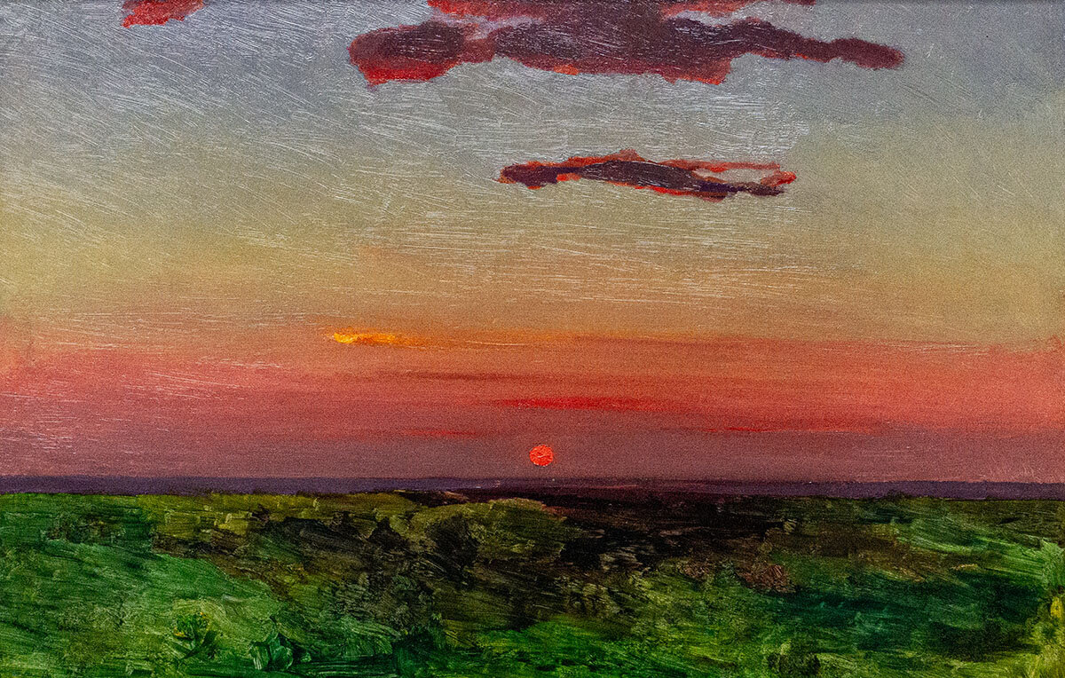 Закат в степи (фрагмент) - Ирина Соловьёва