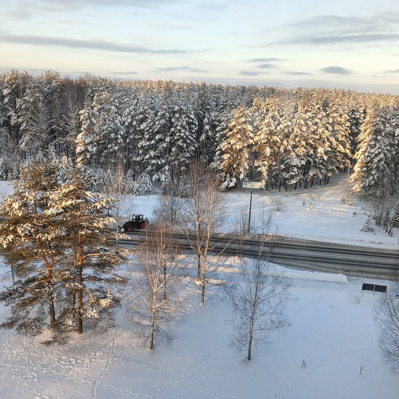 вид из окна утром - Владимир 