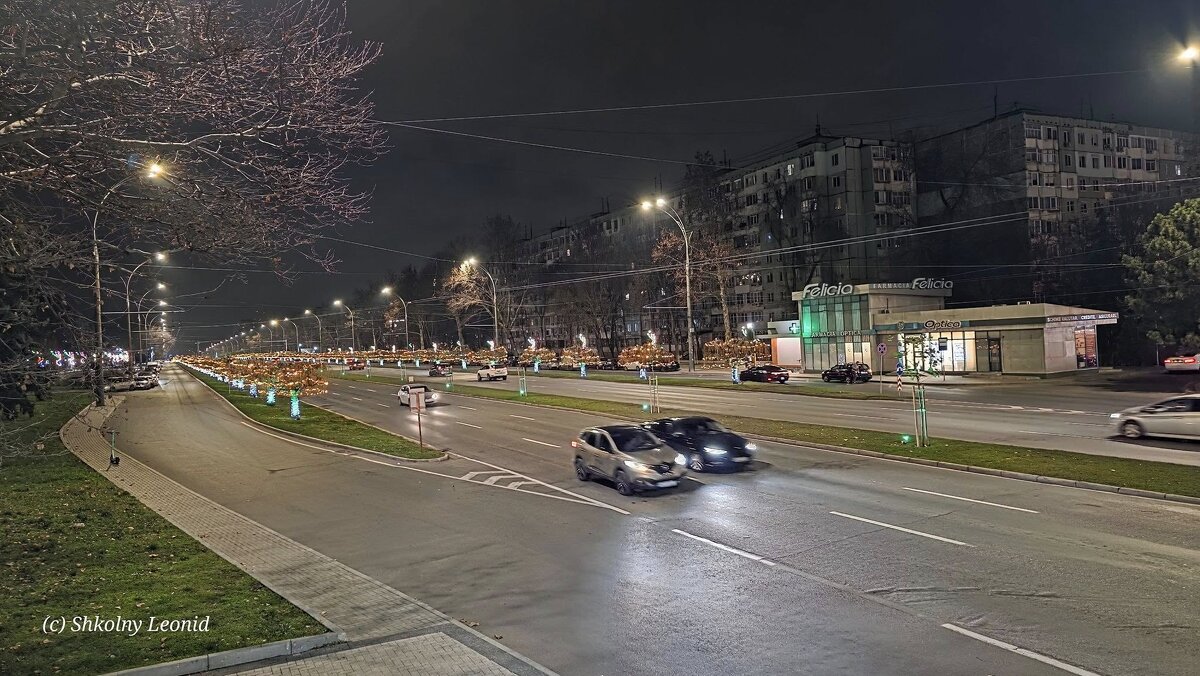 Проспект Мира (сейчас бульвар Дачия), Кишинёв - Леонид Школьный