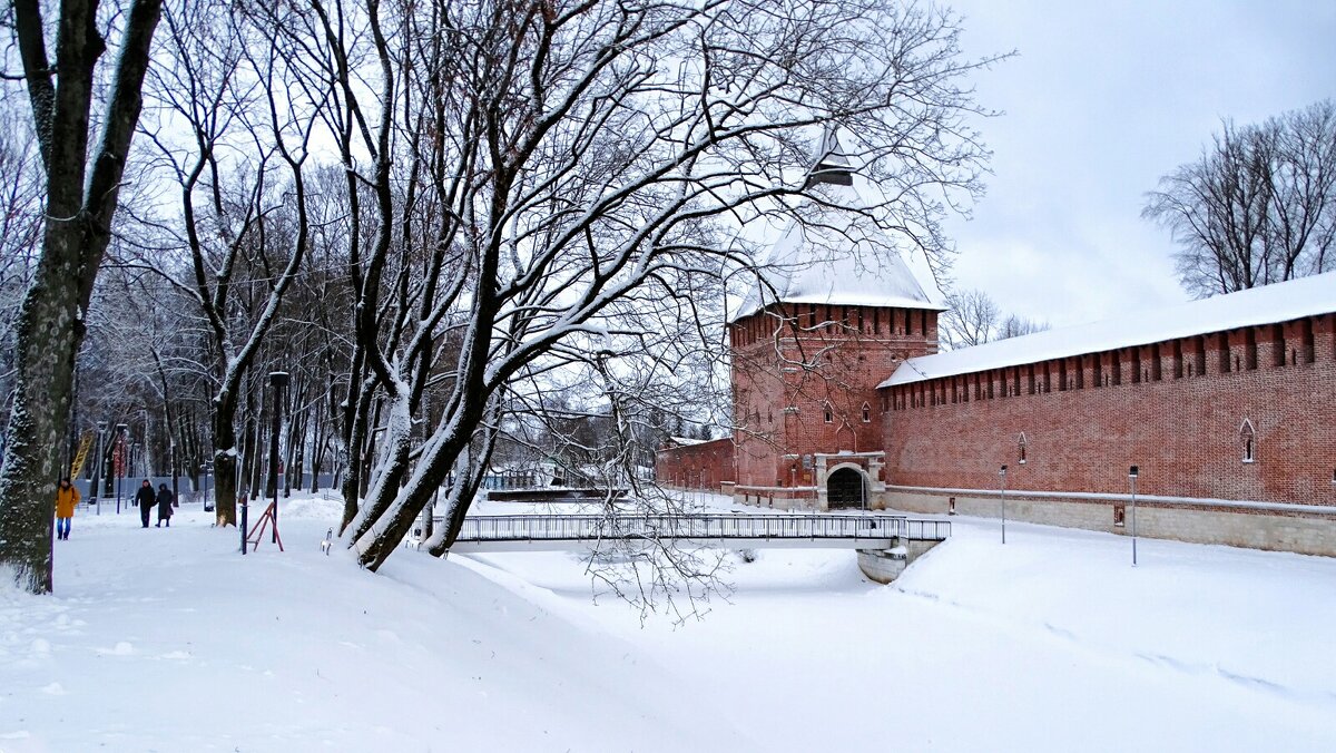 Зимний город. - Милешкин Владимир Алексеевич 