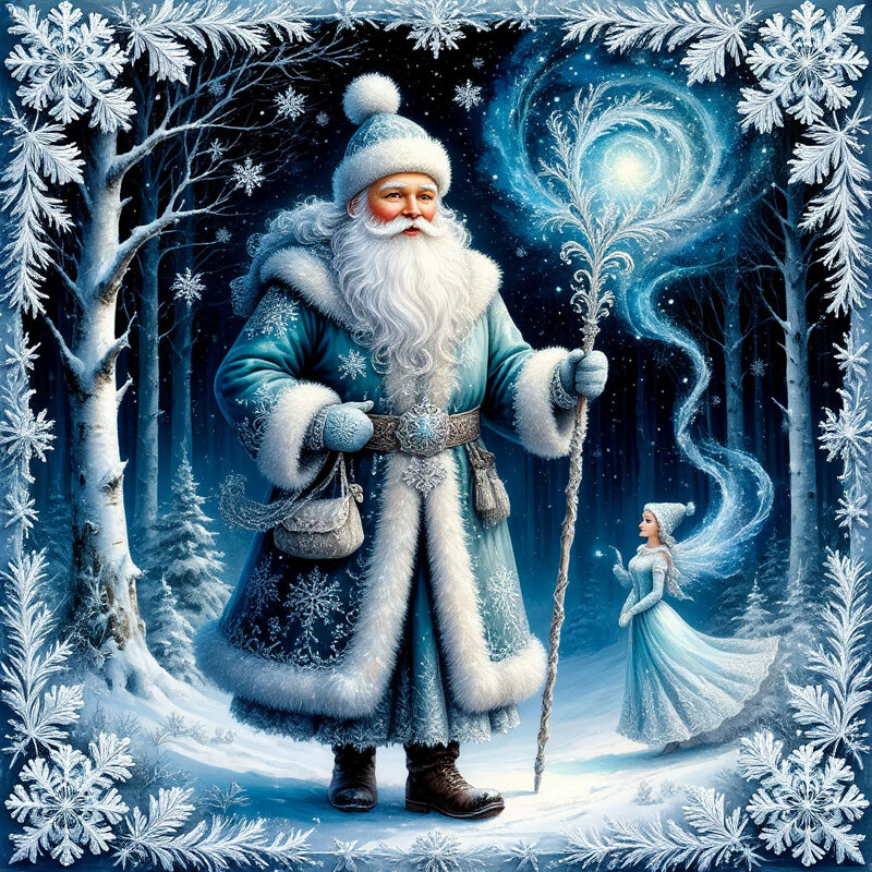 дед мороз и лесной дух. - Mila 