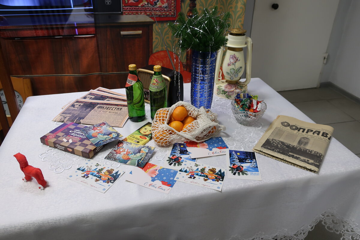 Инсталляция: новогодний стол 60х. - Gen Vel