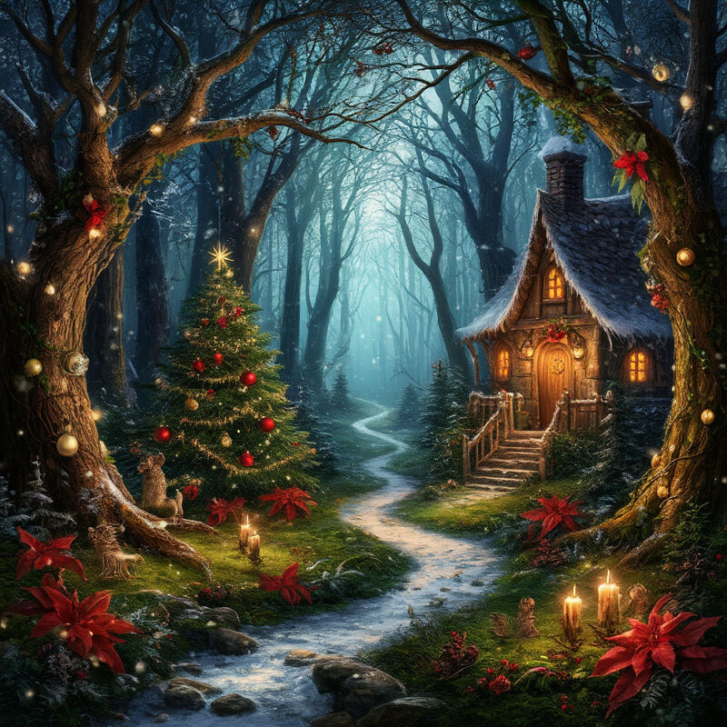 новый год в лесу. - Mila новый год в лесу. - Mila